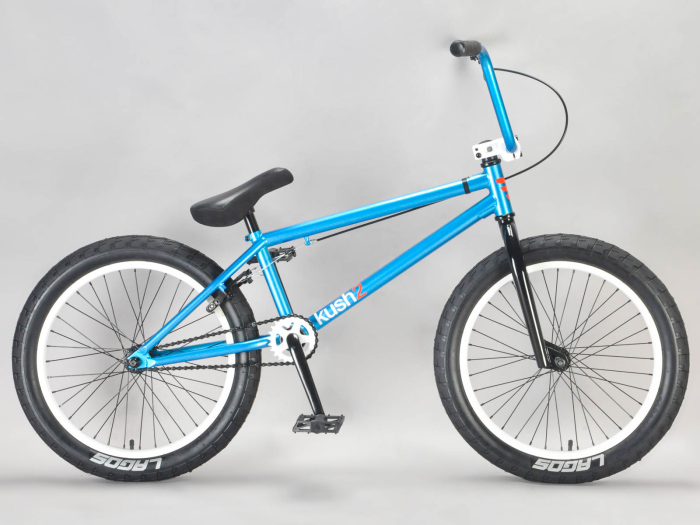 blue bmx bike
