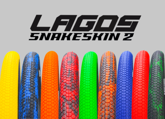 Snakeskin 26 Black 2 (PAIR)