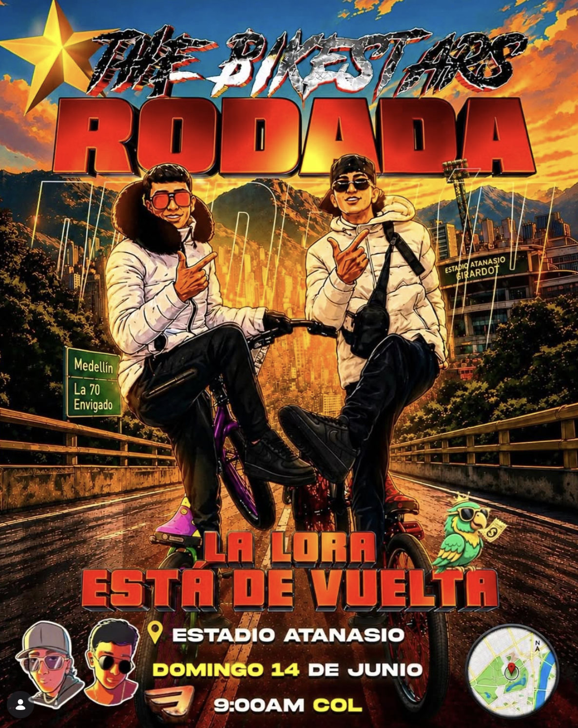 LA PLAGA Medellin Ride out 