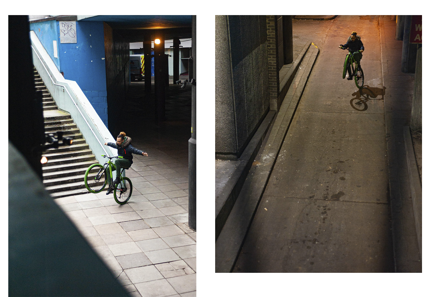 Kizzy wheelie bike rider